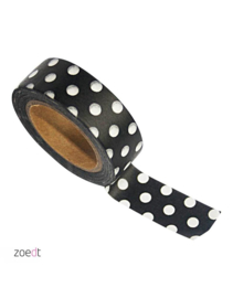 Zwart met stippen | masking tape