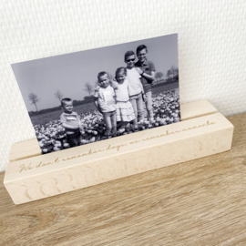 We don’t remember days … | fotoplank maat L