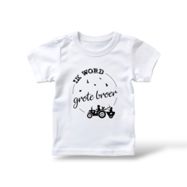 Ik word grote broer - boerderij | strijkapplicatie