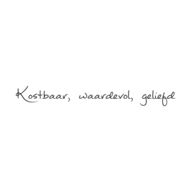 Kostbaar, waardevol, geliefd