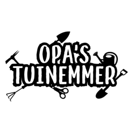 Opa's tuinemmer | DIY-stickers vaderdag