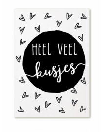 Heel veel kusjes | cadeaukaartje