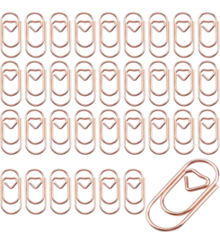 Paperclips hartvorm | rosé