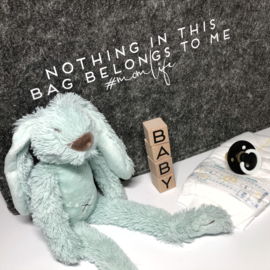 Momlife - nothing in this bag belongs to me | vilten tas