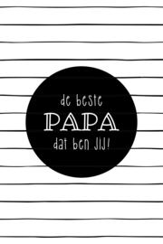 Kaart met cadeauzakje voor papa | kaart