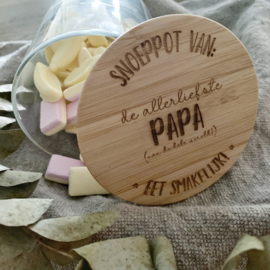 Snoeppot van de allerliefste papa/opa