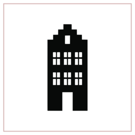 Raamstickers | Huisje B