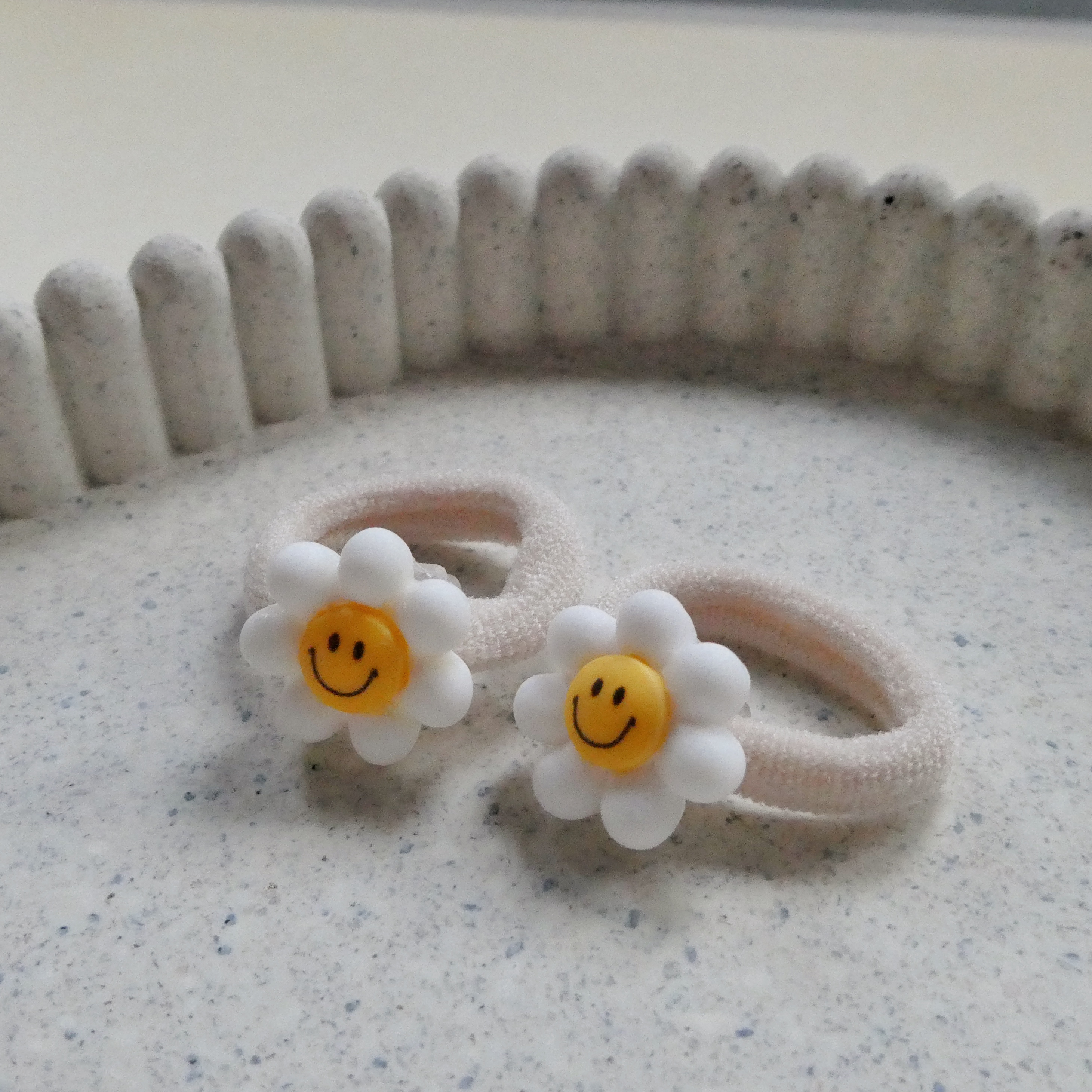 Happy flowers - haarelastiekjes