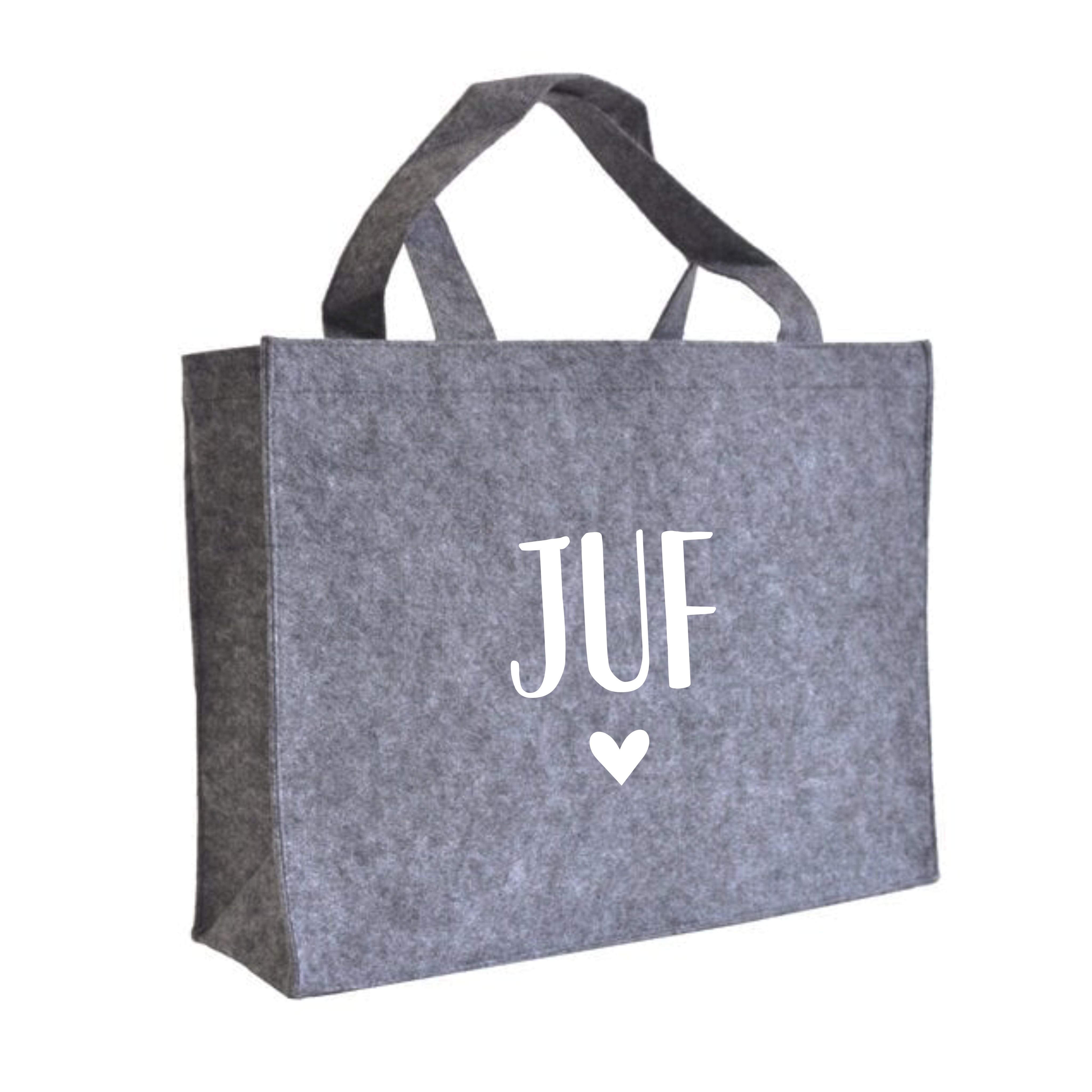 Juf ❤ | vilten tas
