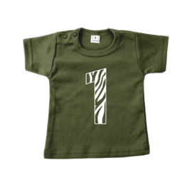 Leeftijdsshirt 1 jungle | shirt