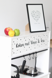 Koken met ... | keukensticker