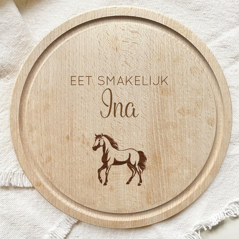 Ontbijtplankje paard