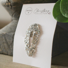Haarspeldje sparkle silver