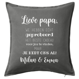 Lieve papa | kussenhoes