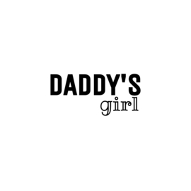 Daddy's girl | strijkapplicatie