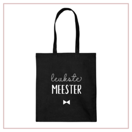 LEUKSTE MEESTER - strikje | katoenen tas