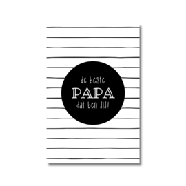 De beste papa dat ben jij! | kaart