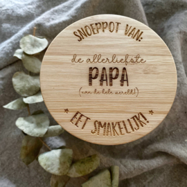 Snoeppot van de allerliefste papa/opa