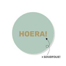 HOERA - mint | sticker