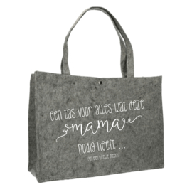 Een tas voor mama | vilten tas