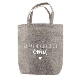 Tas van de allerliefste oma | tote bag