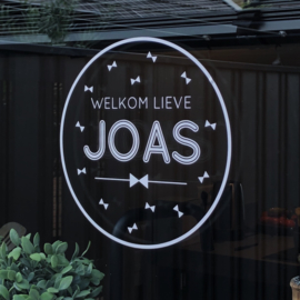 Welkom lieve ... | geboortesticker strikjes