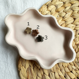 Mini klemmetjes - bloemetjes (2 cm)