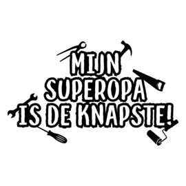 Knapste superopa | DIY-stickers vaderdag