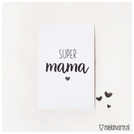 SUPER mama | cadeaukaartje