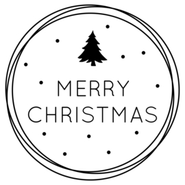 Merry Christmas | raamsticker