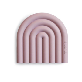 Bijtring Silicone Rainbow Mauve | Mushie