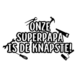 Knapste superpapa | DIY-vaderdag stickers