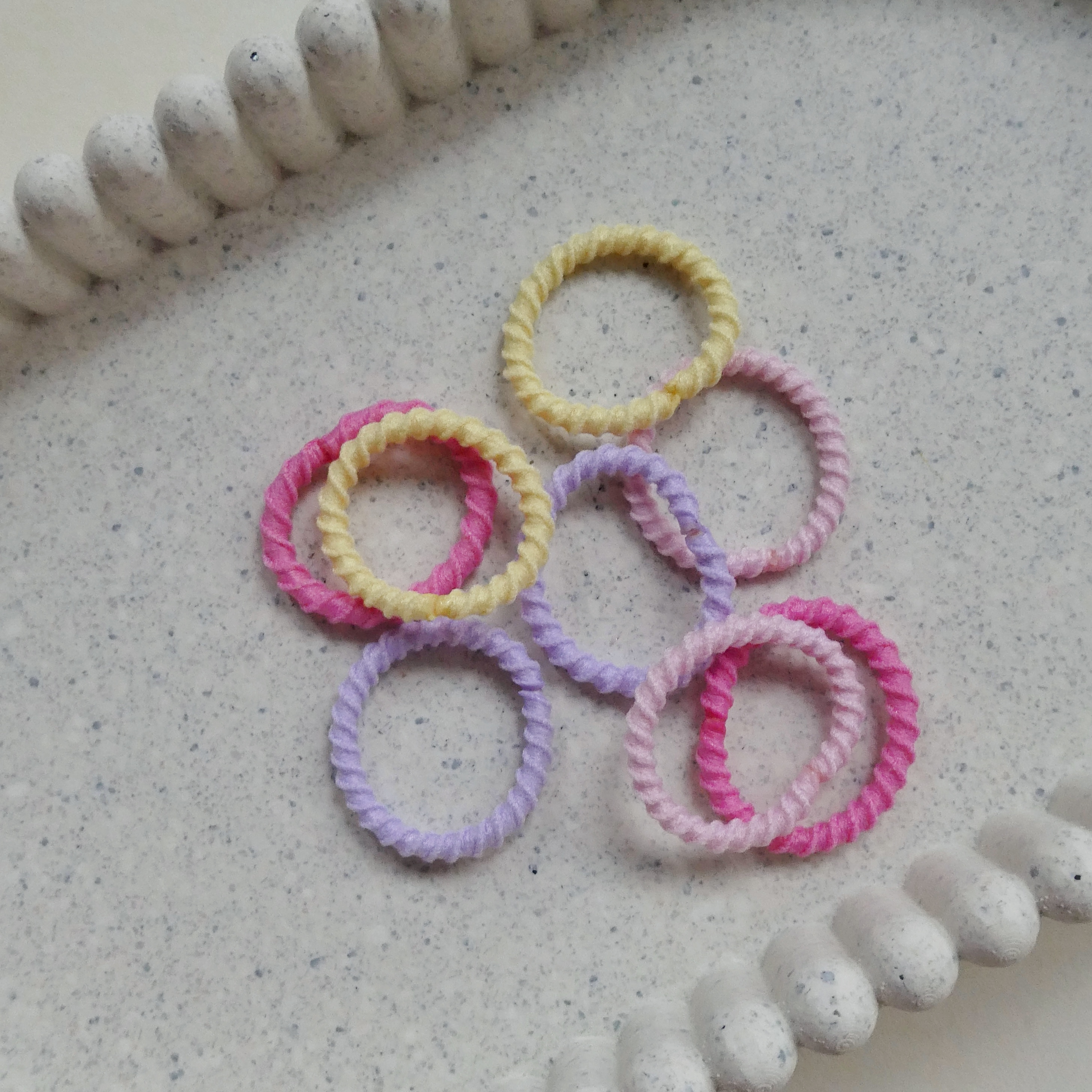 Pastel mix 2 - mini elastiekjes