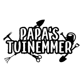 Papa's tuinemmer | DIY-stickers vaderdag