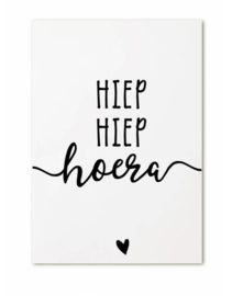 Hiep hiep hoera | cadeaukaartje