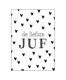 De liefste juf | kaart