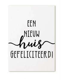 Een nieuw huis | cadeaukaartje