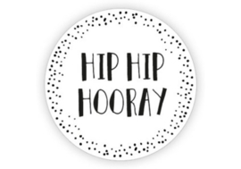 Hip hip hooray | sticker