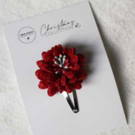 Glitterbloem | red