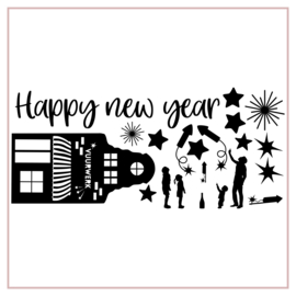 Raamstickers | Happy New Year (aanvulling)