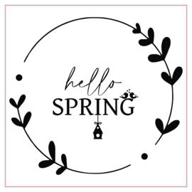 Hello spring | herbruikbaar