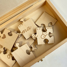Jullie worden opa en oma! | houten puzzel