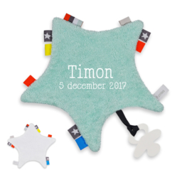 Labeldoekje ster mint