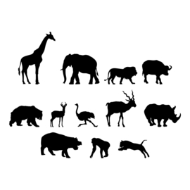 Neushoorn - jungledieren