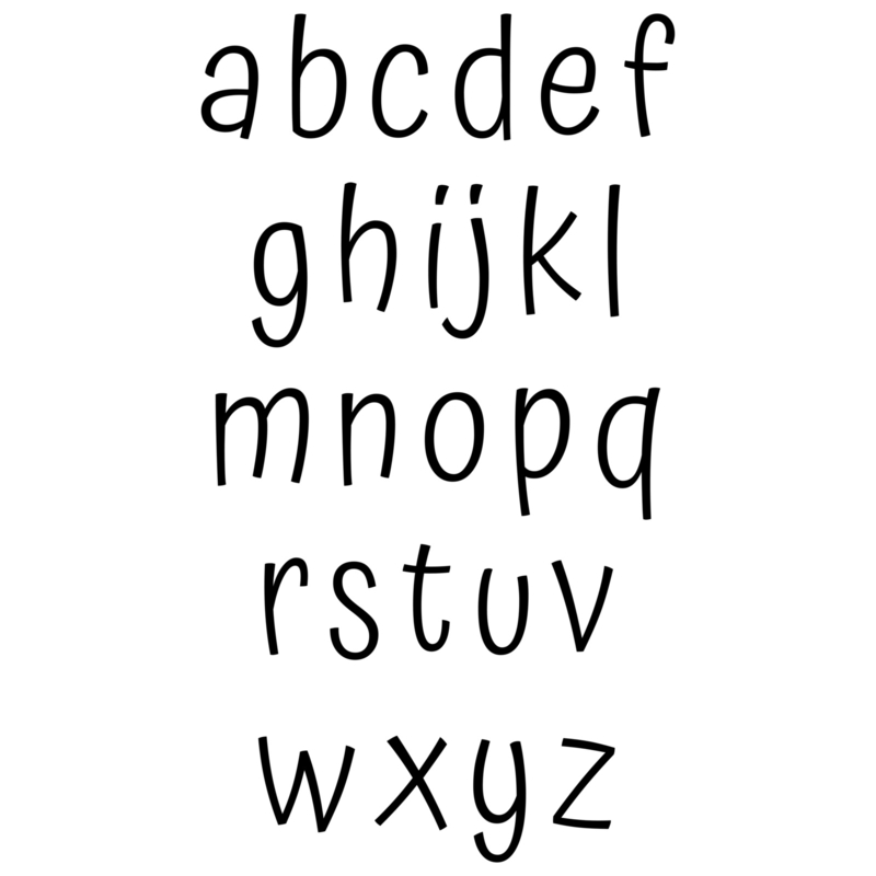Wonderlijk Alfabet kleine letters | muursticker | OVERIG | CreaLicious | kids KU-75