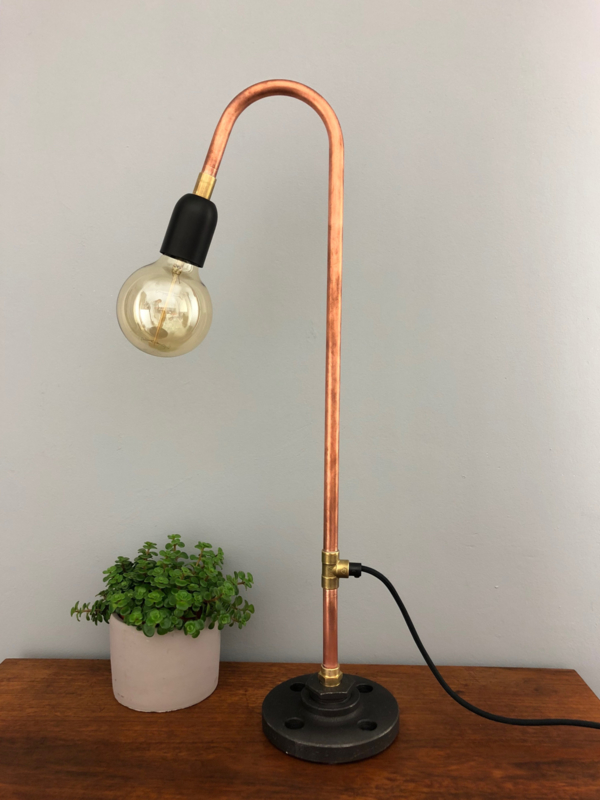 Welp Koperen tafellamp | Tafellampen | PittigLicht design lampen FD-03