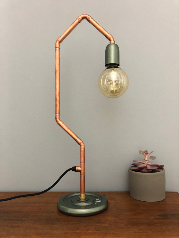 Wonderbaar Pittiglicht stoere lampen van koper en staal en messing. FN-62