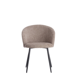 Eetkamerstoel Radaja taupe / zwart