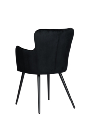 Wing chair black