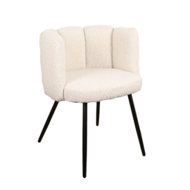 Five Chair white Pearl (Bouclé)